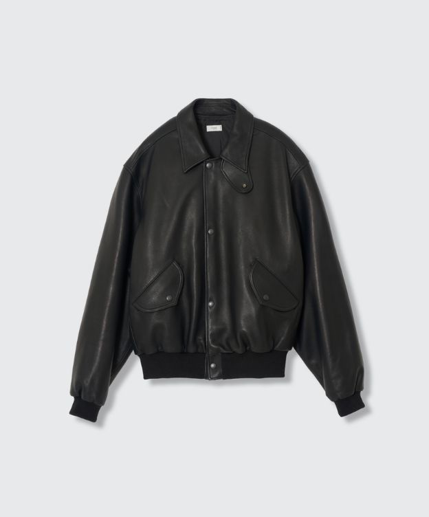 YOKE 26FW Lamb Leather Bomber Jacket(YK26FW01301B)Black★9月19日(土)発売！