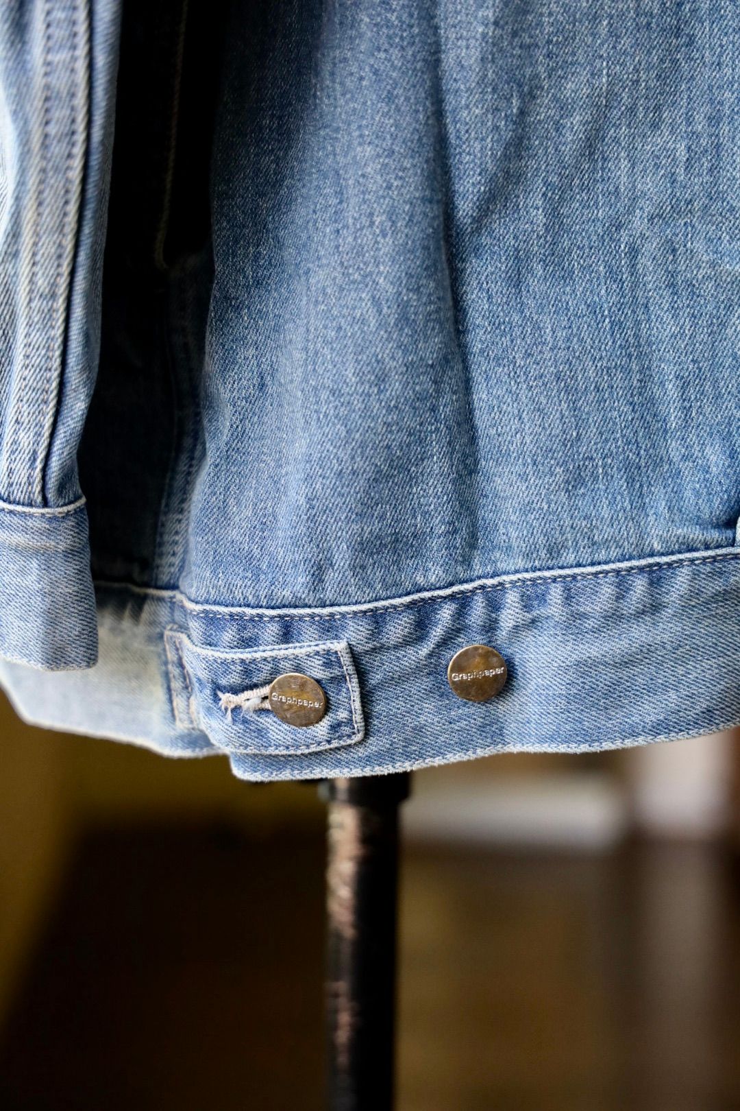 グラフペーパー Selvage Denim Jacket(GU253-20054LB)INDIGO_LIGHT FADE