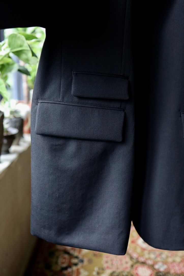 Yohji Yamamoto シングルテーラードジャケット (HW-J35-100-2A26)BLACK☆7月8日(水)発売！