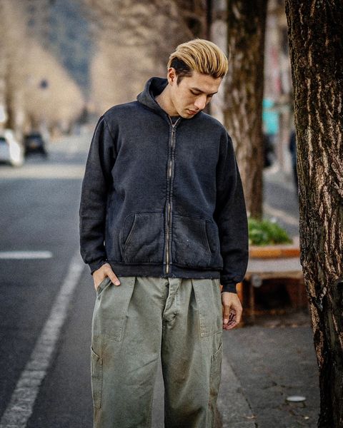 A.PRESSE Vintage Zip Sweat Hoodie(BLACK) 1月25日(土)新作発売！