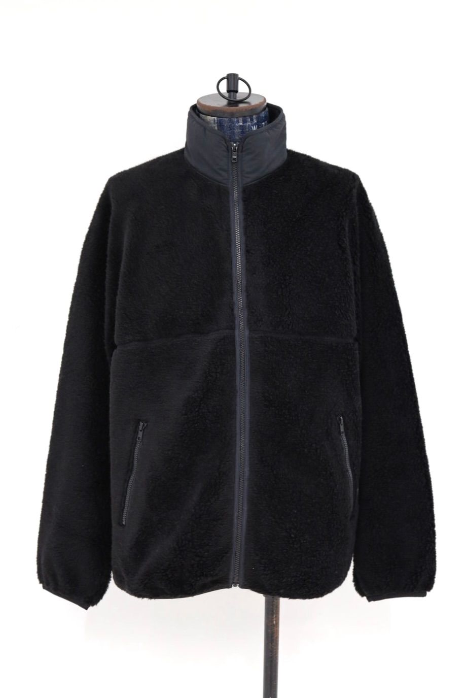グラフペーパー Wool Boa Zip-Up Blouson(GU263-30340)BLACK☆10月17日(土)発売！