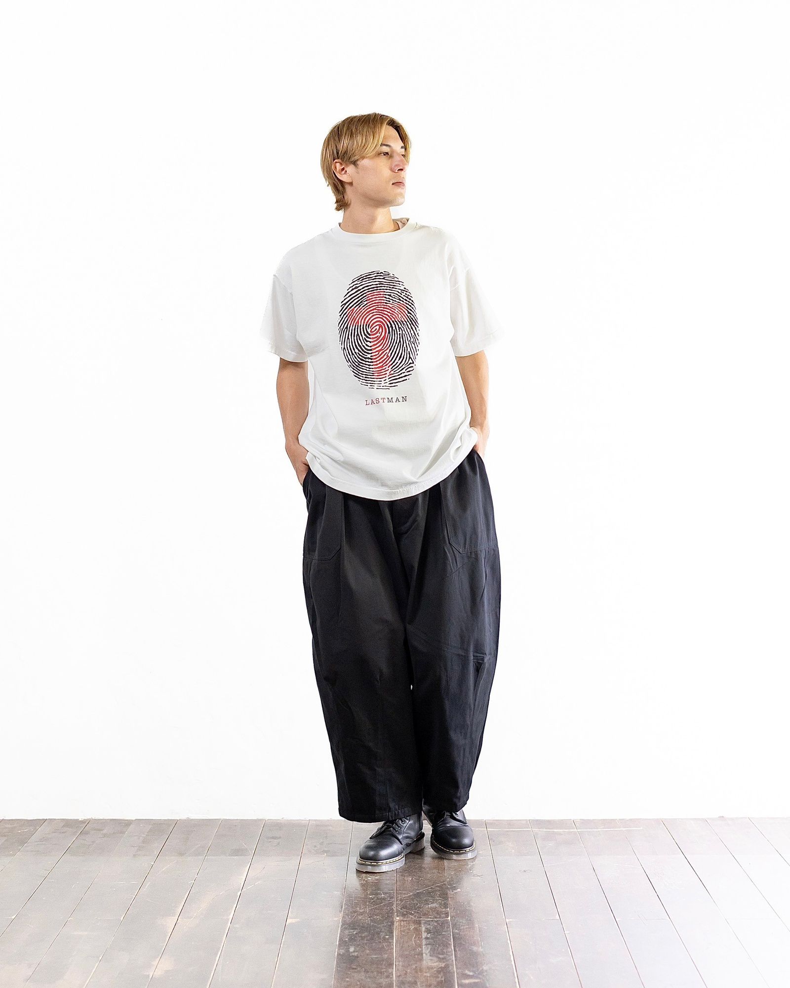 LASTMAN PRINTED TEE SHIRTS "FINGER PRINT" style 8月10日(土)新作発売！