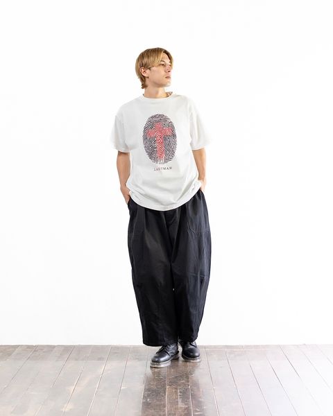 LASTMAN PRINTED TEE SHIRTS "FINGER PRINT" style 8月10日(土)新作発売！