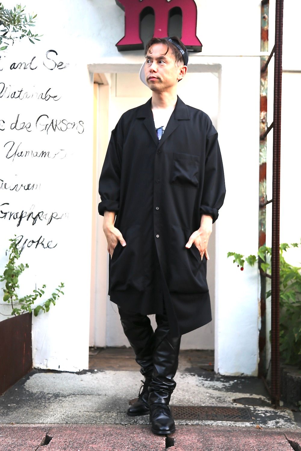 sulvam Gabardine classic shirt Mix style.2020.8.31.