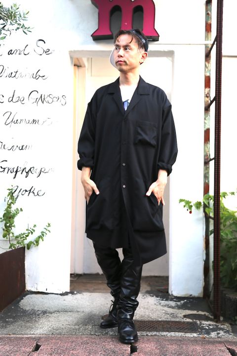 sulvam Gabardine classic shirt Mix style.2020.8.31.