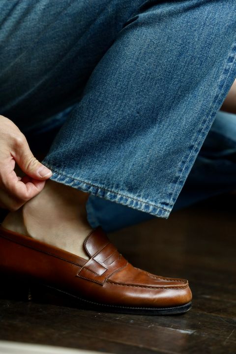 A.PRESSE 2025 STYLE2 No.2 Washed Denim Pantスタイル