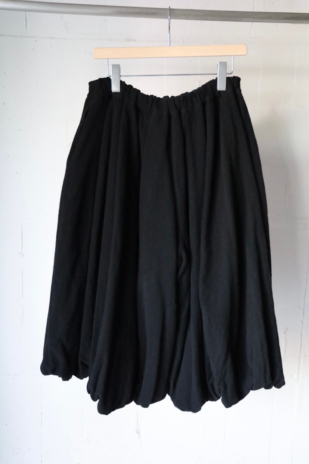 tao 26FW ウールツイル先染 製品縮絨パンツ(TR-P007-051-1)BLACK☆10月2日(金)発売！