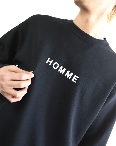 コムデギャルソンオムより、新作HOMMEプリントスウェット style 2024.3.25