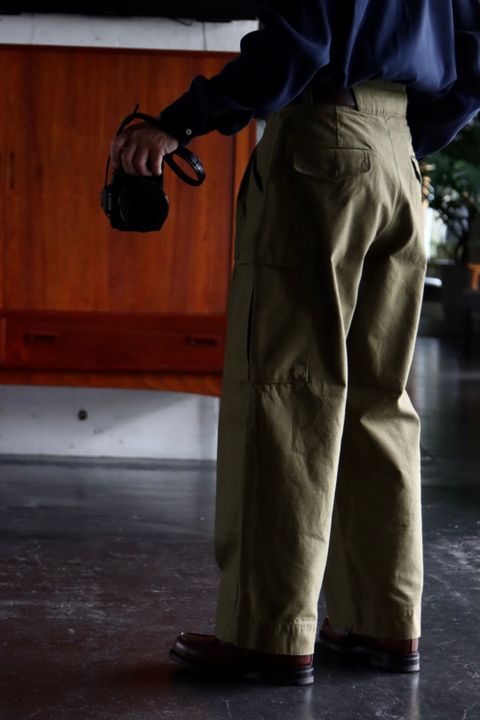 アプレッセ22FW MT Trooper Pants"OLIVE"スタイル