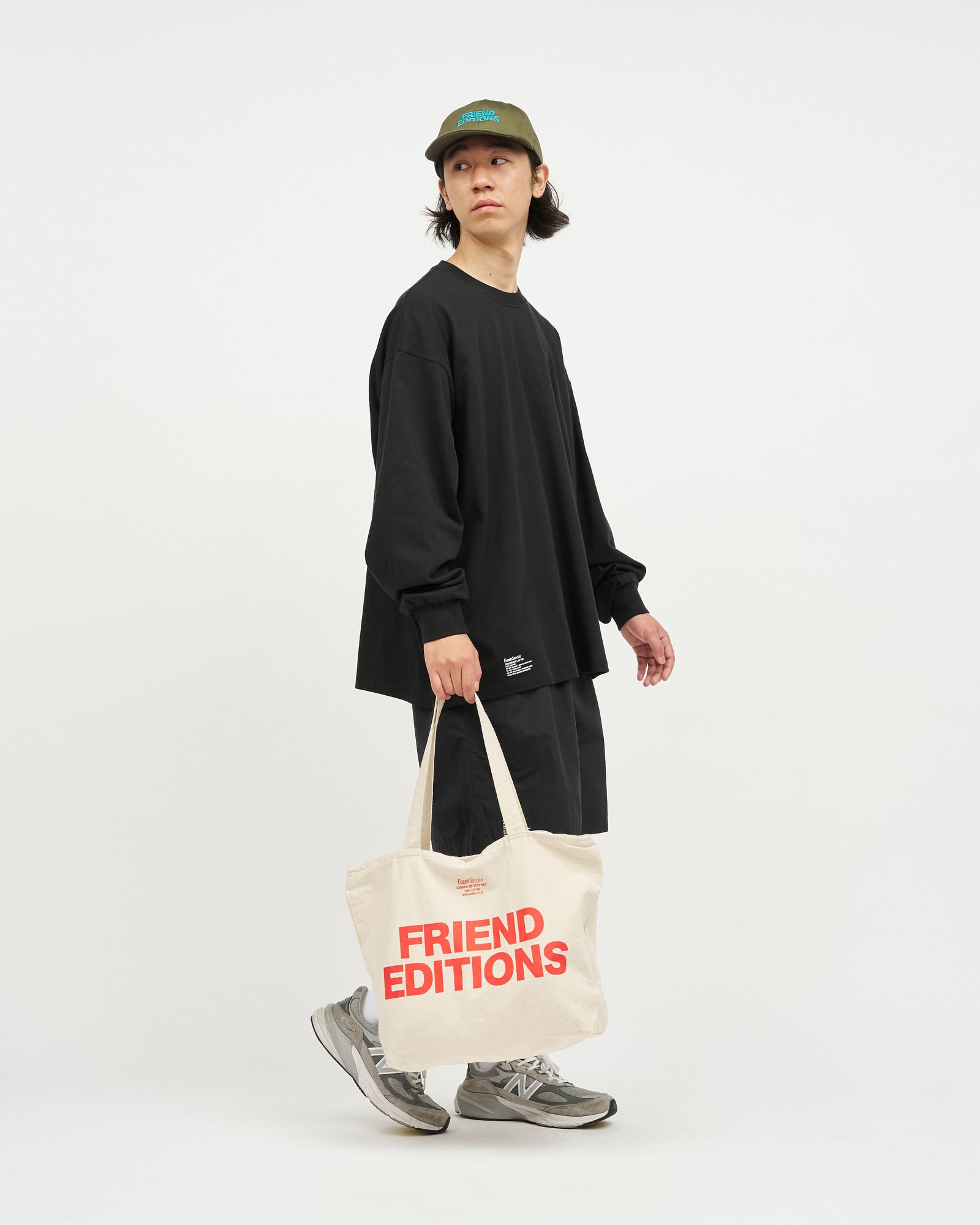 フレッシュサービス FRIEND EDITIONS CANVAS ZIP TOTE BAG(FSP261-90091FE)NATURAL☆3月14日(土)発売！