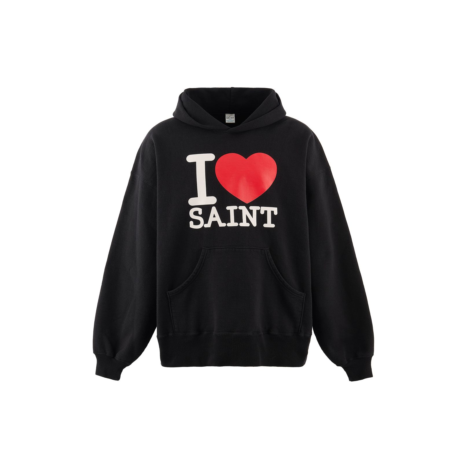 セントマイケル 26SS I LOVE SAINT HOODIE(SM-MK8-0000-057)BLACK★1月10日(土)発売！