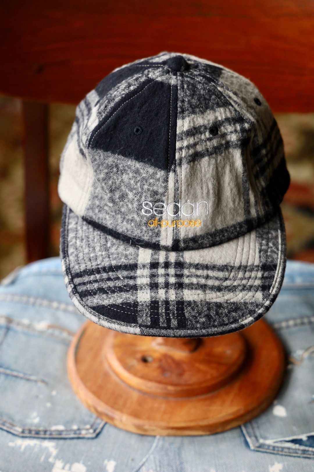 セダンオールパーパス FW25 Classic Logo C/W Plaid Cap(SD25F-CP04)Khaki☆10月4日(土)発売！