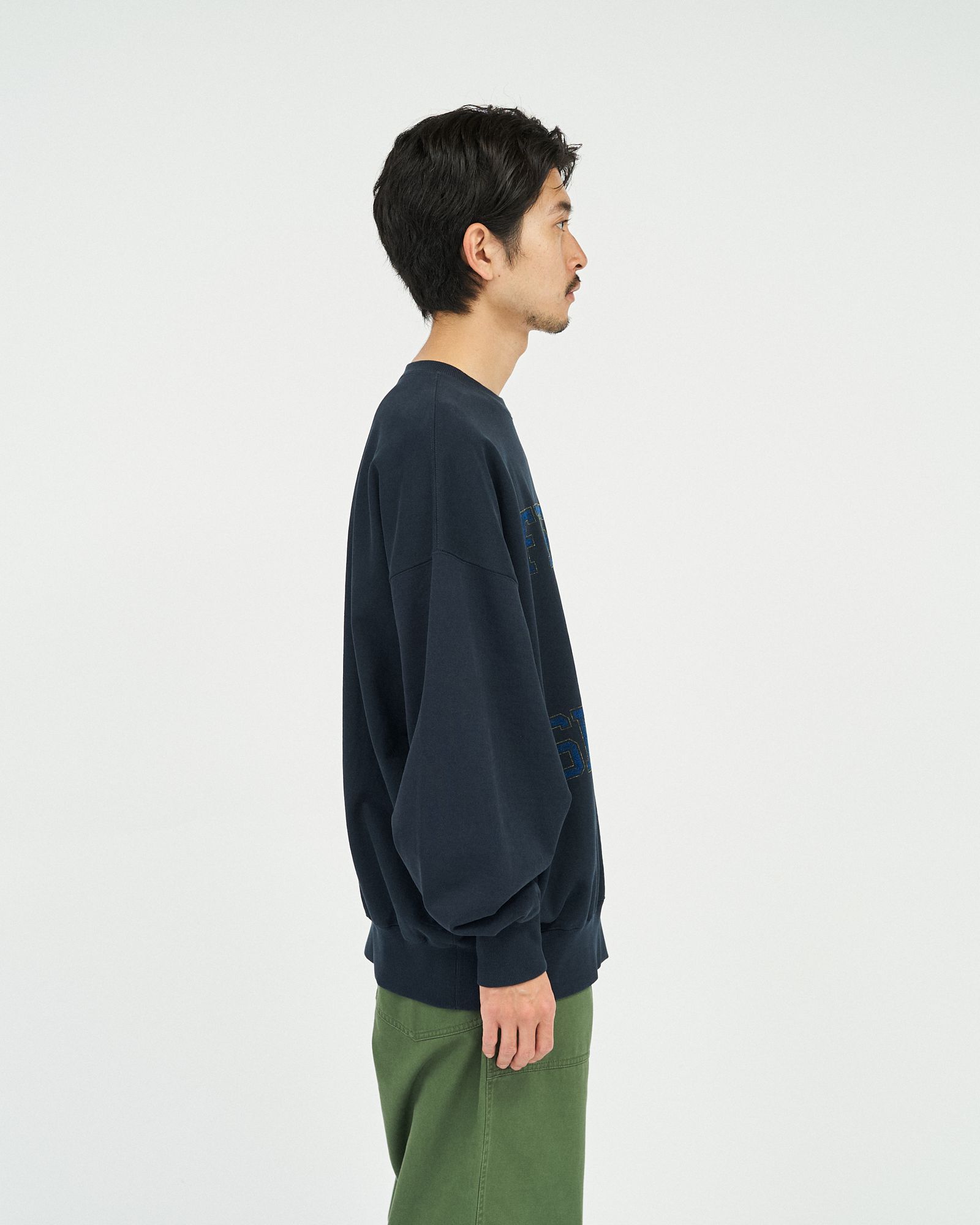 フレッシュサービス LIGHT OZ CREW NECK SWEAT "COLLEGE"(FSC253-70017)NAVY★8月16日(土)発売！