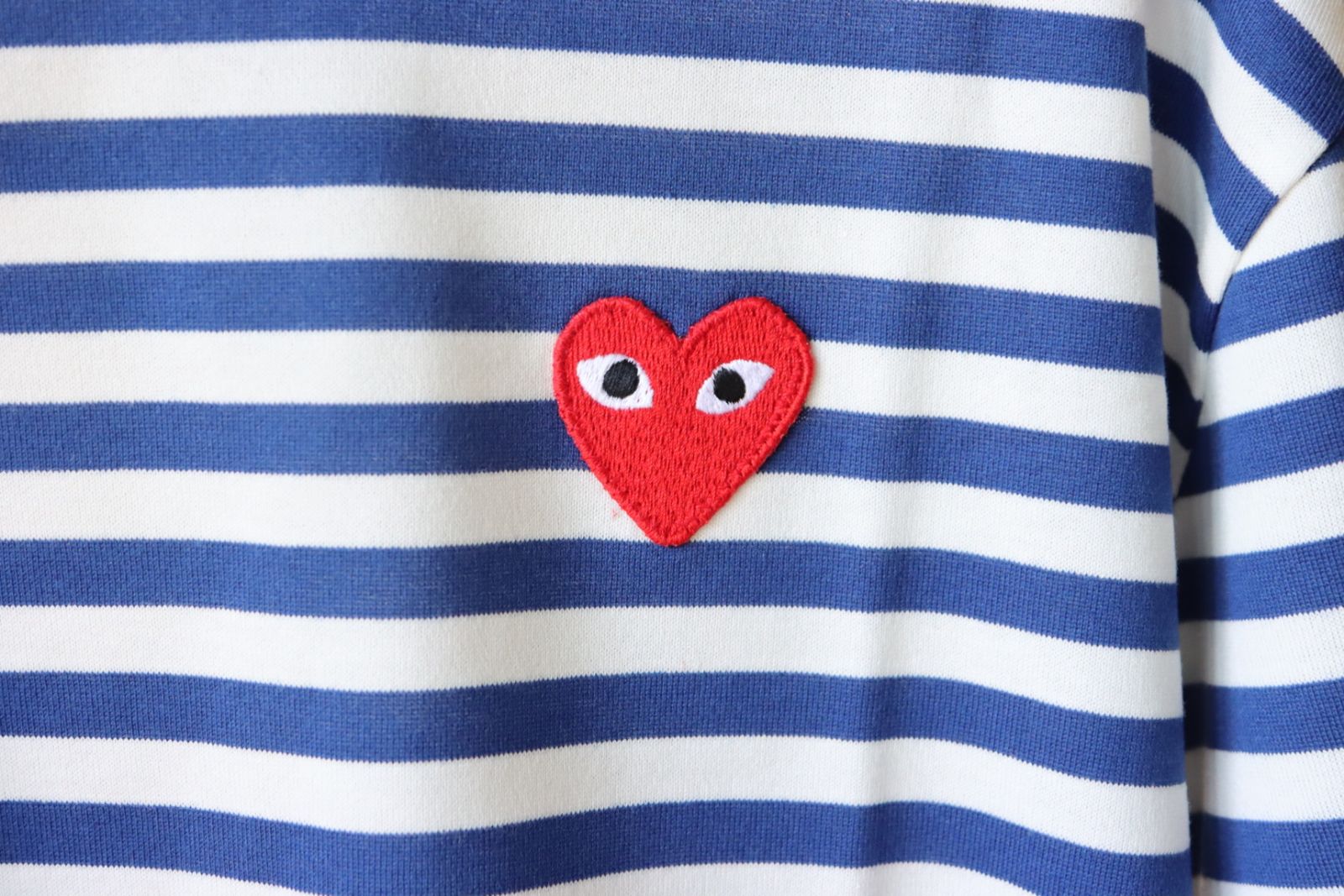 プレイコムデギャルソン ボーダーTシャツ (BLUE/WHITE)☆11月1日(土)再入荷！