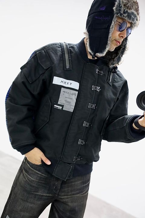 Yohji Yamamoto × NEIGHBORHOOD A-1 デッキジャケットスタイル