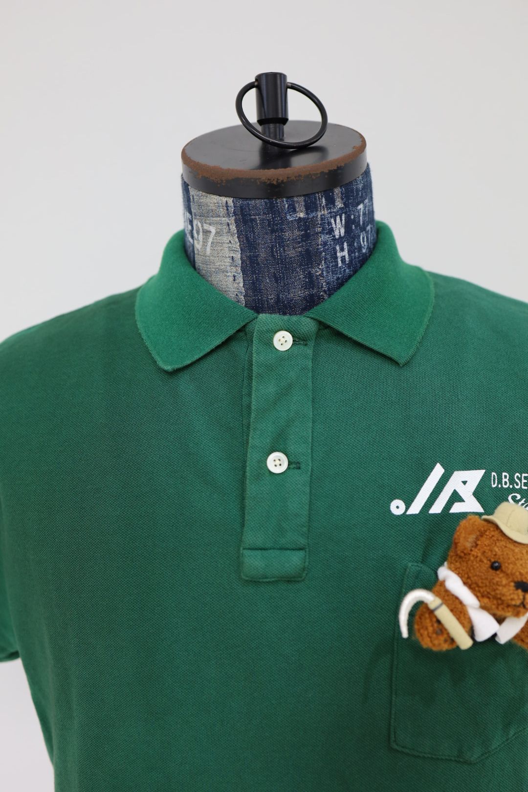 doublet ダブレット26SS POLO SHIRT WITH MY WORKWEAR BEAR (26SS22CS242) GREEN★2月14日(土)発売！