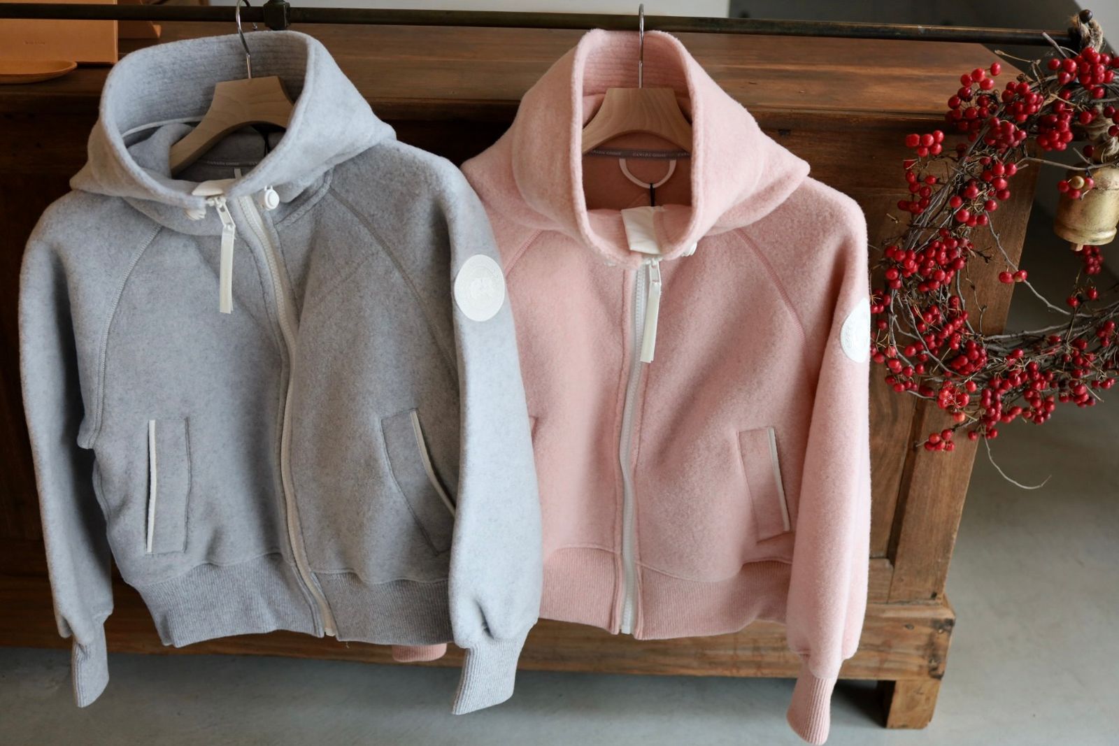 カナダグース レディース Chilliwack Fleece Bomber White Label(7102WW)Silverbirch Heather☆新作発売！