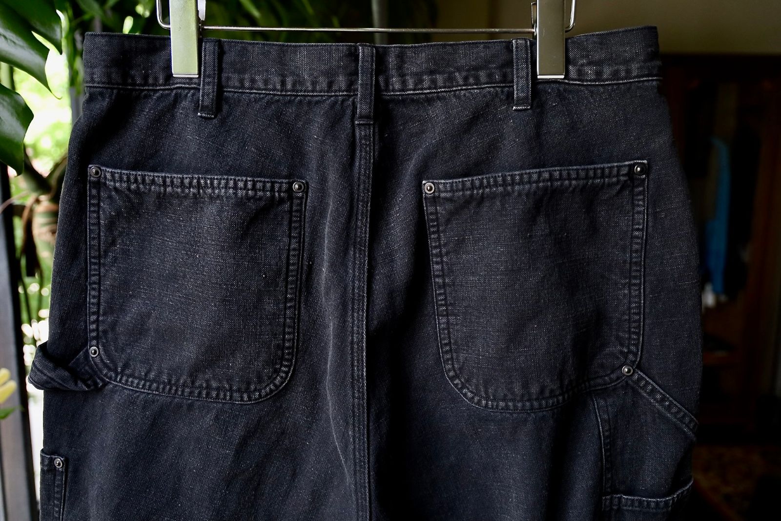 Silk Hemp Double Knee Pants( 24AAP-04-10H )BLACK7月27日(土)発売！