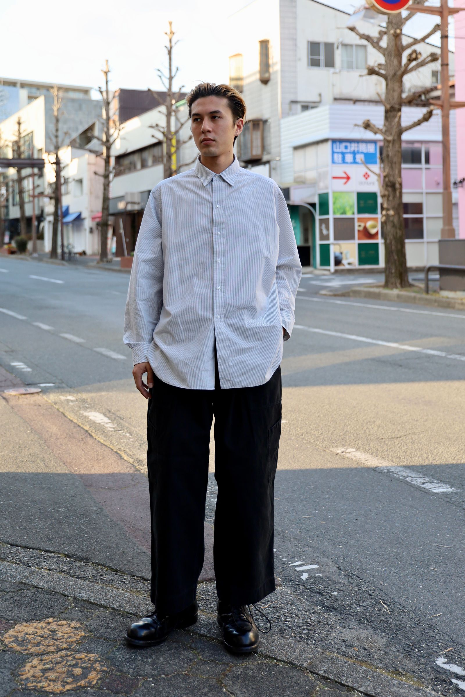 A.PRESSE - アプレッセ 25SS Regular Collar Shirt(25SAP-02-09H A.PRESSE - アプレッセ 25SS Regular Collar Shirt(25SAP-02-09H