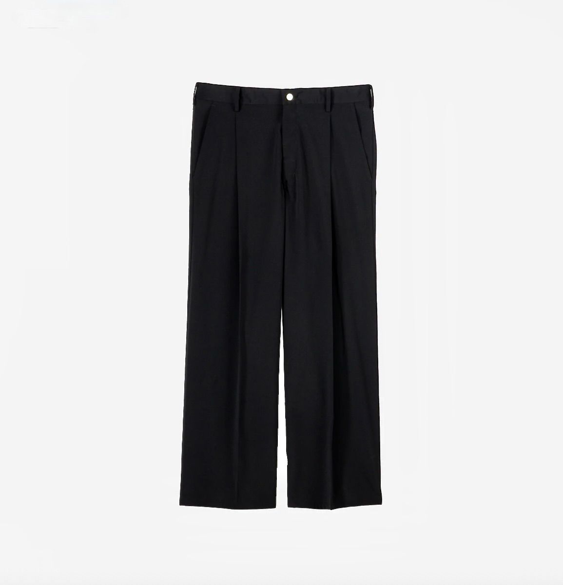 グラフペーパー  25AW Semi Dull Oxford Wide Trousers(GM253-40090B)BLACK☆8月9日(土)発売！