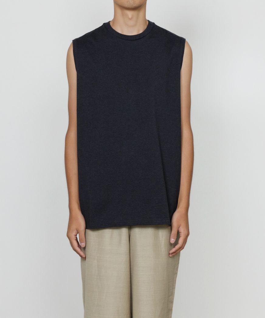 marka 26SS SLEEVELESS TEE(M26A13CS03A) HEATHER BLACK☆新作発売！