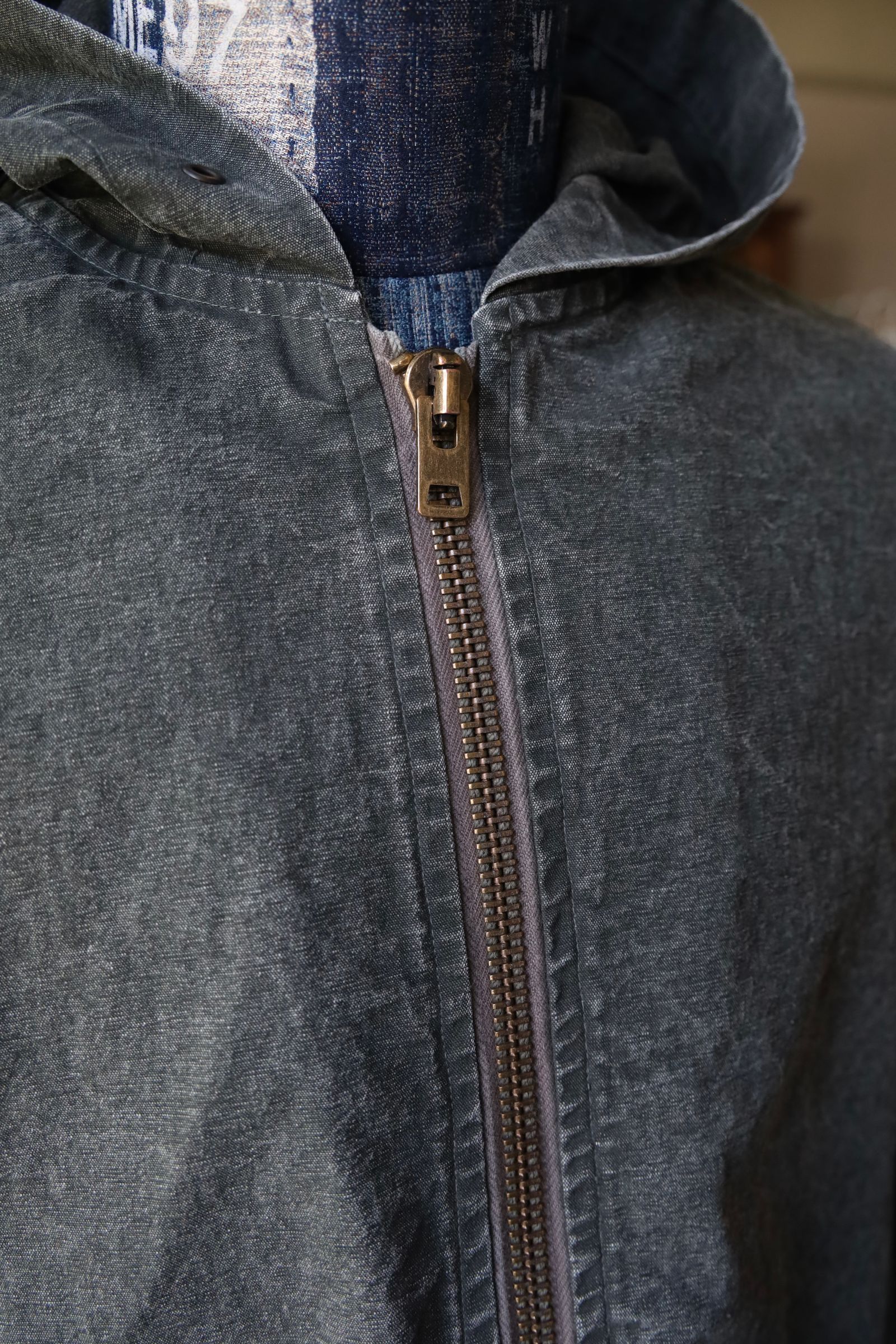 アプレッセ 2025 STYLE2 Vintage US Navy Zip Hoodie (25AAP-01-54)OLIVE