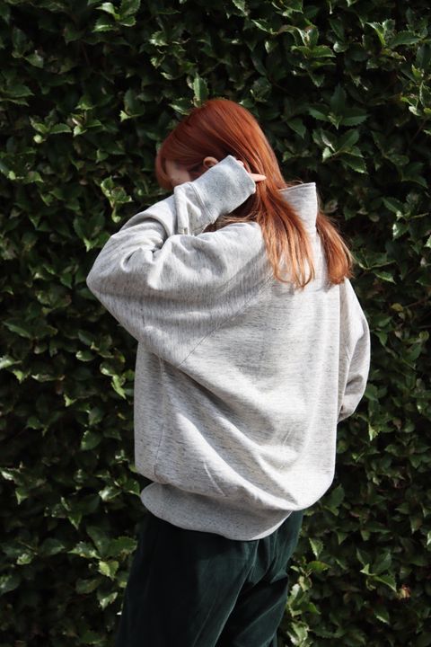 TapWater 22AW Linen Terry Neck Zip Anorak style.2022.10.13