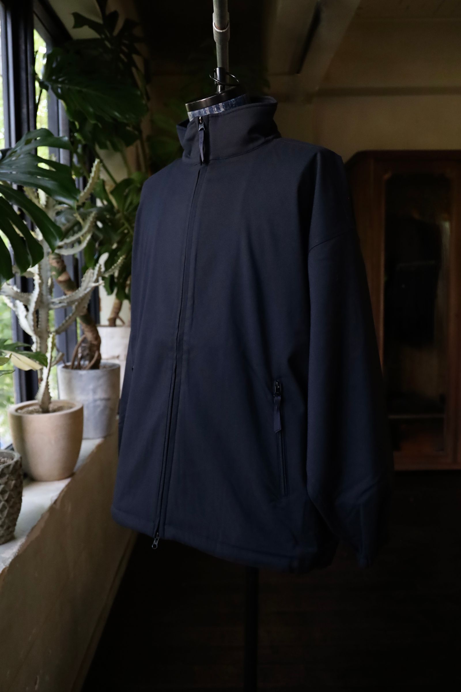 フレッシュサービス WARM CLOTH TRACK BLOUSON w/Octa (FSC243-30174)NAVY