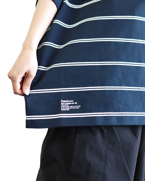 FreshService 新作MULTI BORDER S/S TEE style.2024.2.17