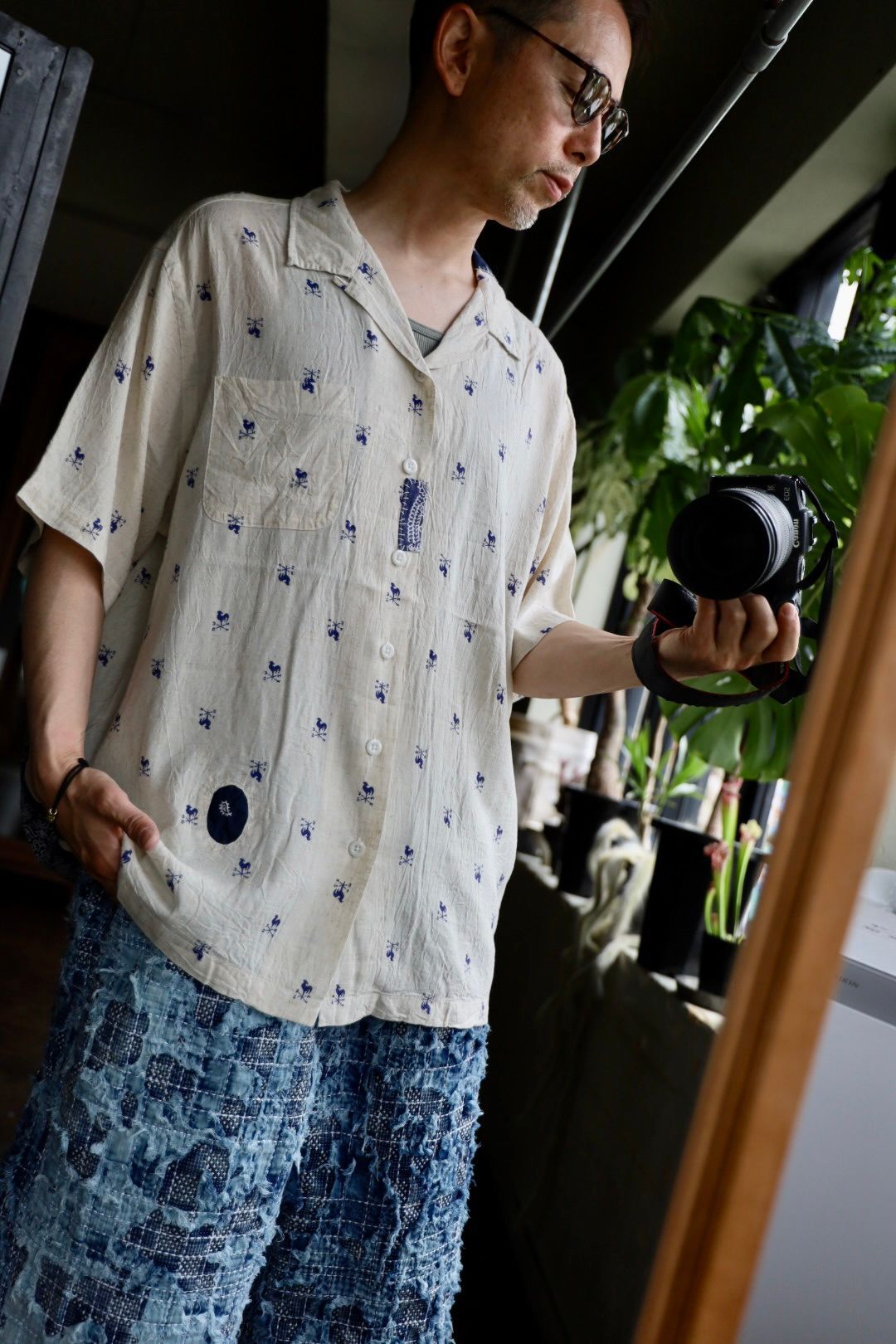 BOW WOW WEATHERVANE BANDANA REMADE SHIRTスタイル