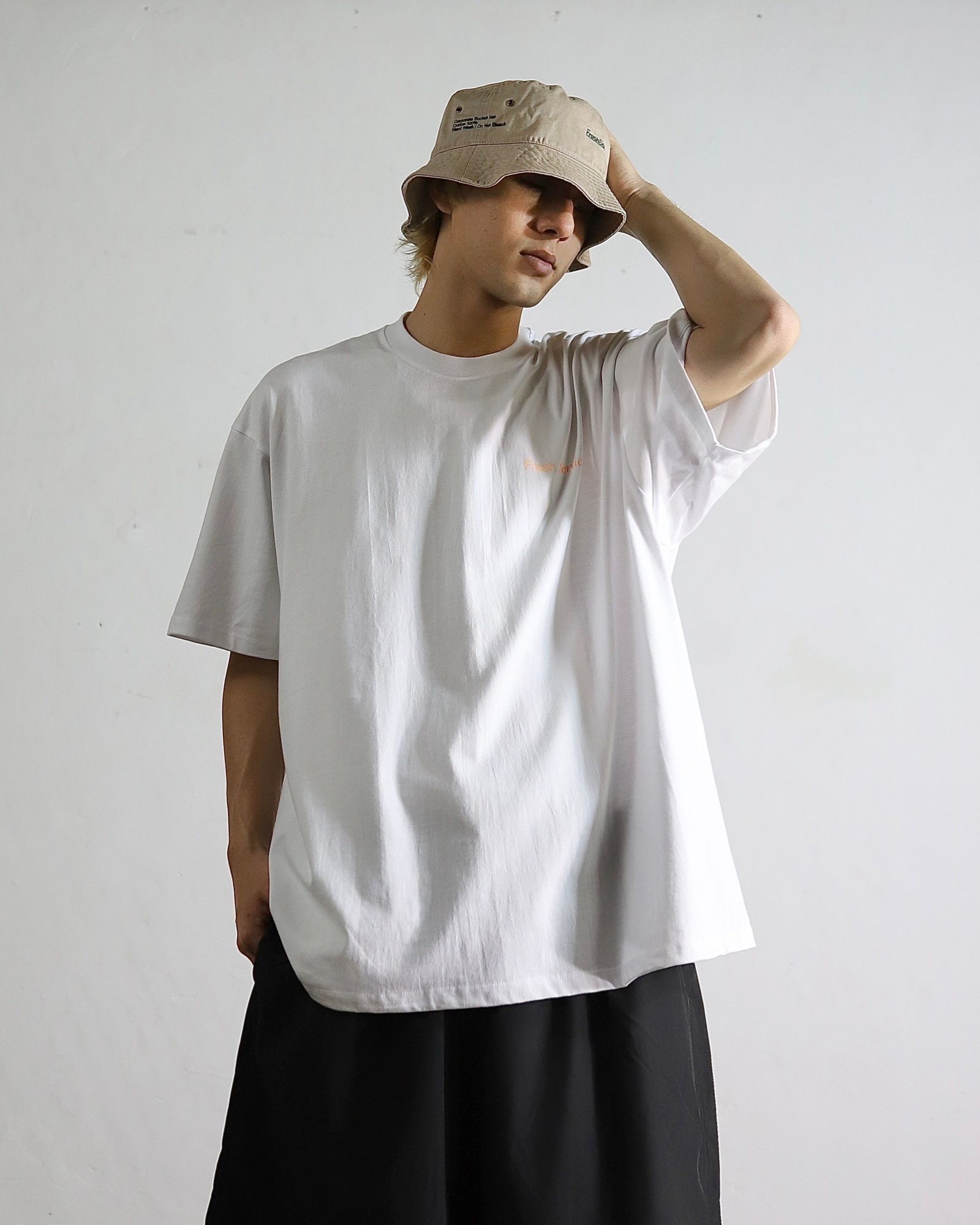 FreshService CORPORATE PRINTED S/S TEE(ORENGE)style 2024.4.26