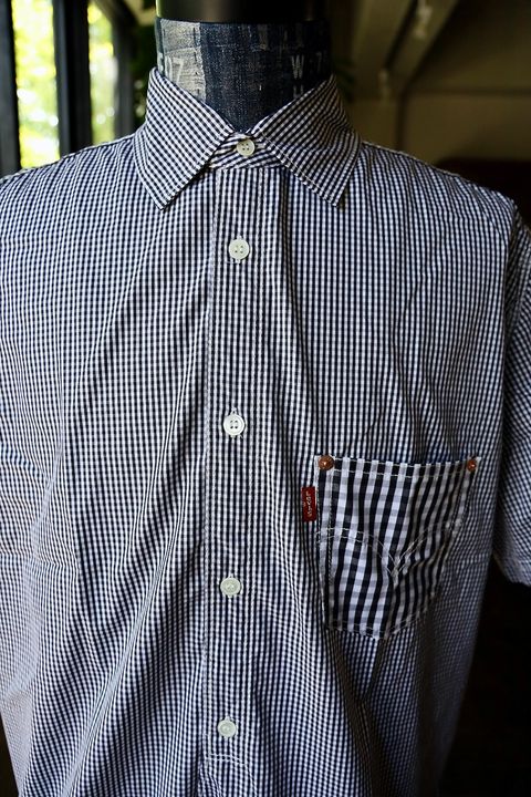 eYe JUNYA WATANABE MAN 24SS Levi's Wネームチェックシャツスタイル