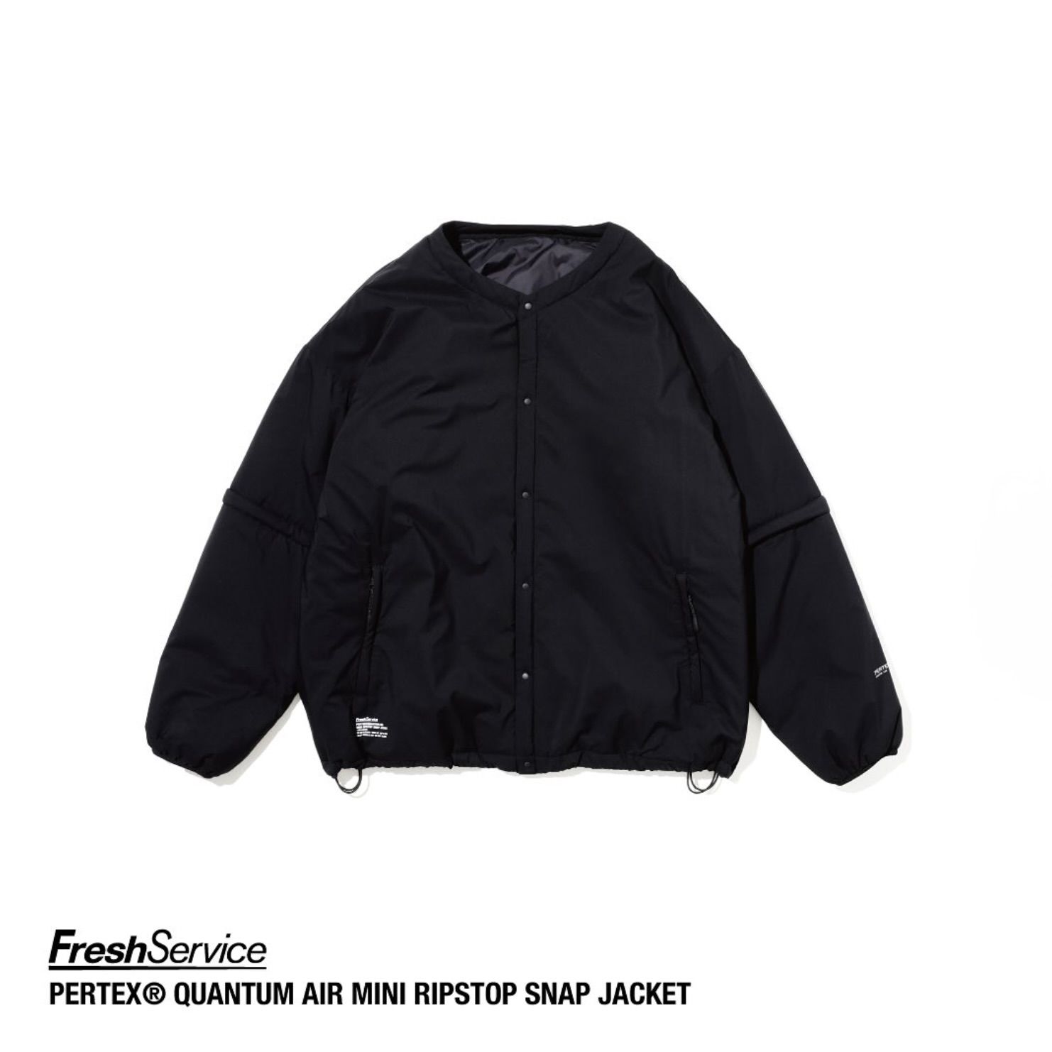 フレッシュサービス PERTEX® QUANTUM AIR MINI RIPSTOP SNAP JACKET(FSC253-30196)BLACK★10月18日(土)発売！