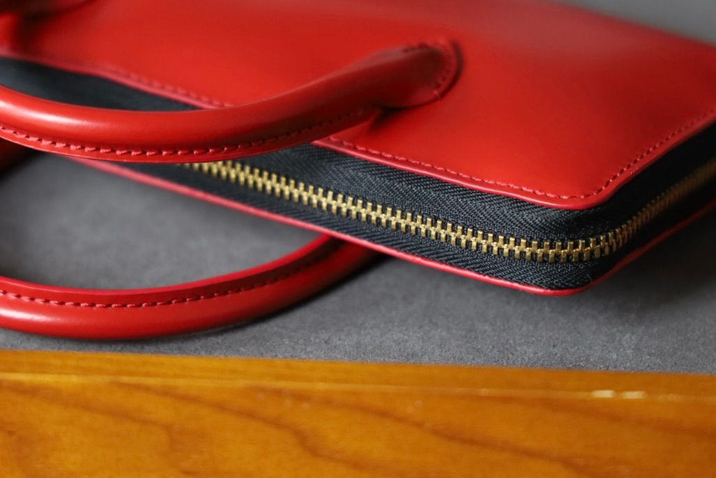 コムデギャルソン 財布 HANDELS BIFOLD ZIP LONG WALLET (8Z-U110-051)RED☆9月27日発売！