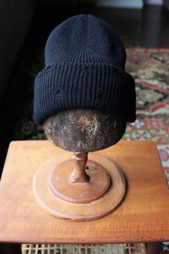 ワイズフォーメン DAMAGED KNIT CAP (ML-H01-160)BLACK☆新作発売！