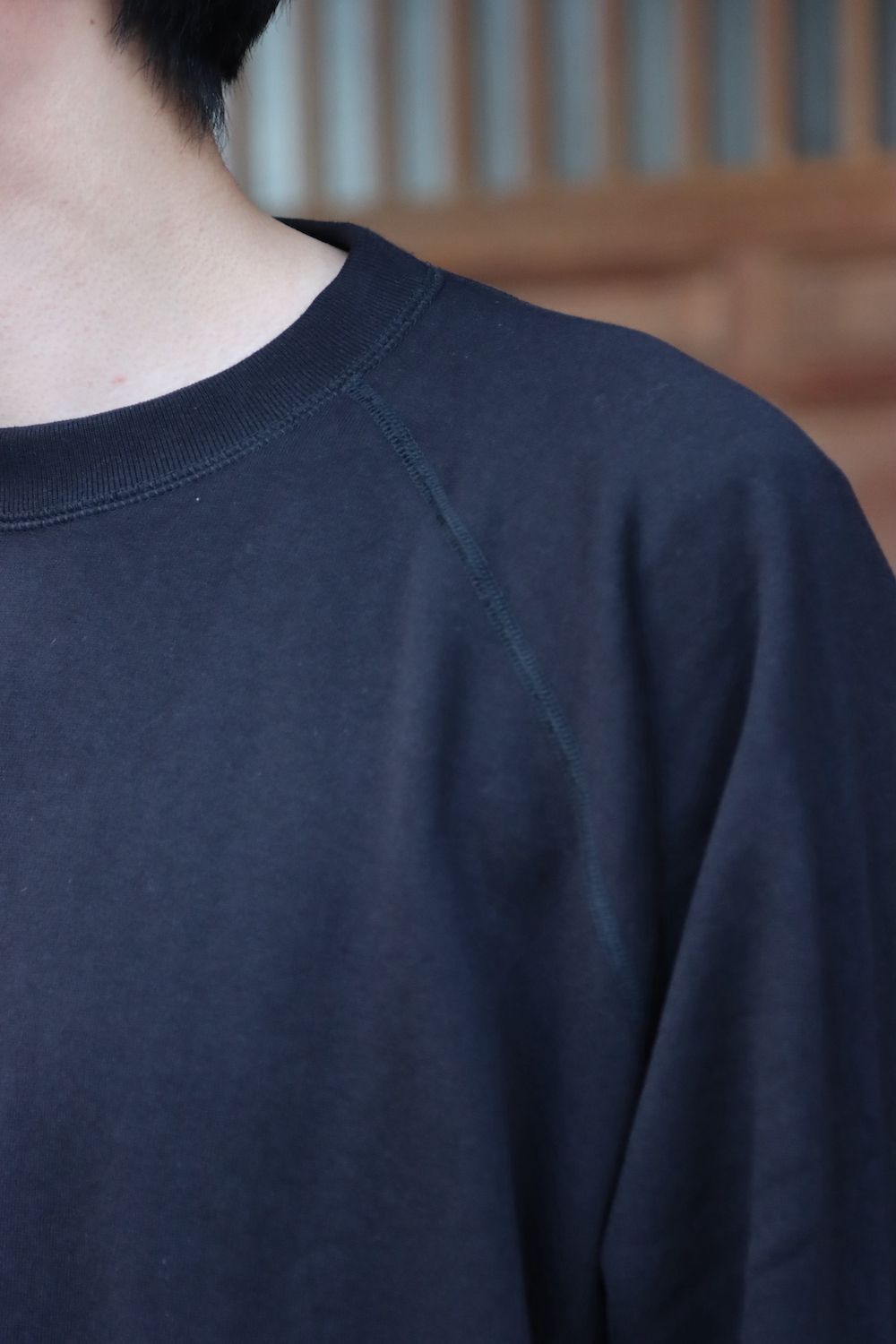 LOOPWHEELER for Graphpaper Raglan Sweat(GU213-70172B) style