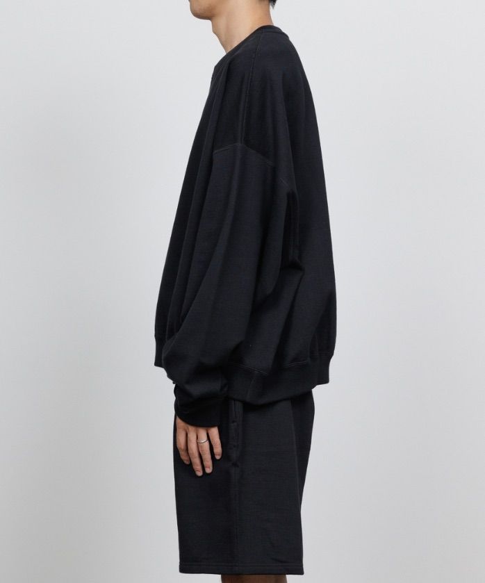 MARKAWARE 26SS HUGE SHORT SWEAT(A26A09CS02C)BLACK☆新作発売！