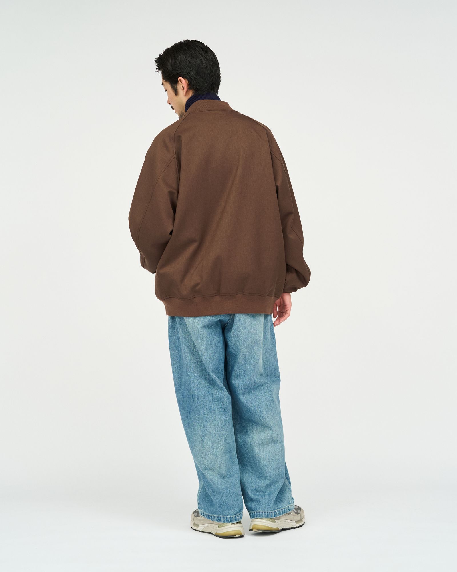 フレッシュサービス 26AW  DOWN FABRIC VARSITY JACKET(FSC263-30050)BROWN☆10月24日(土)新作発売！