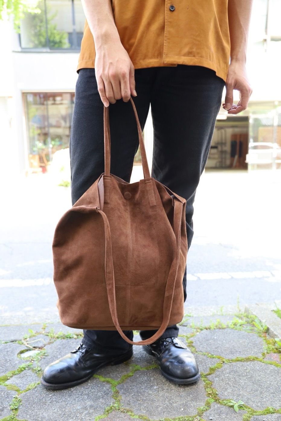 Morphee / モルフェトートバッグ 3WAY LARGE TOTE OIL SUEDE(L-OCB)COFFEE BROWN☆新作発売！