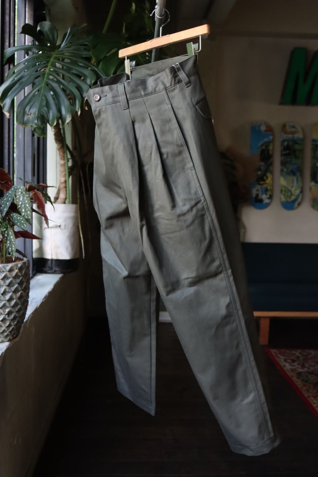 is-ness - イズネス23AW ワイドチノパンツ WIDE CHINO PANTS(16PT02T02