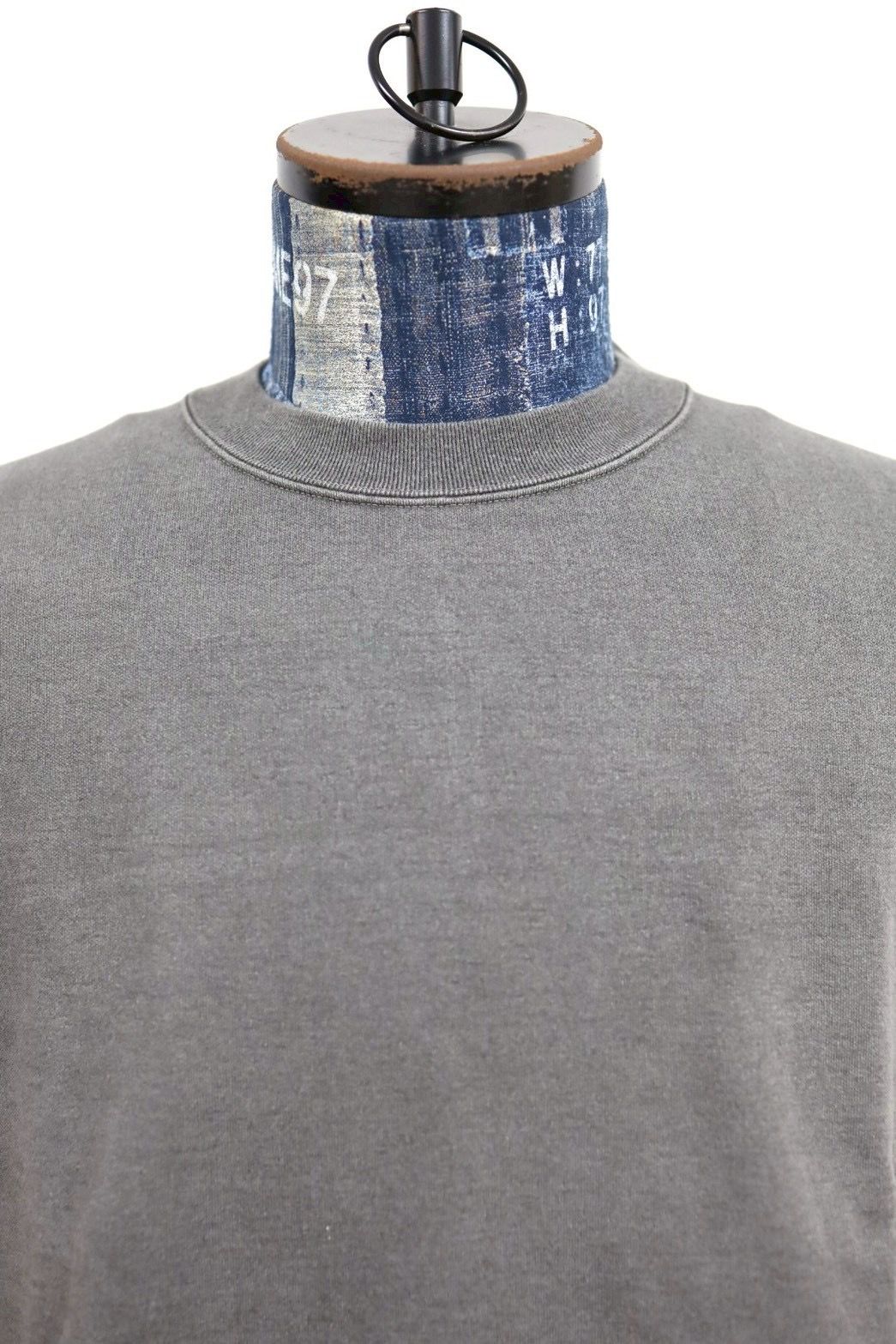 blurhms ブラームス 26SS Light Sweat Panel P/O(BHS26S032)Black pigment over dye☆1月23日(金)新作発売！