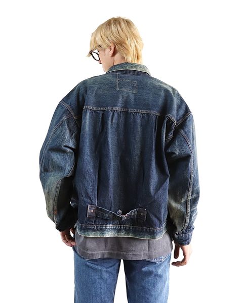 セントマイケル 24SS ベルベルジンコラボデニムジャケット FIRST DENIM JACKET style 2024.4.5