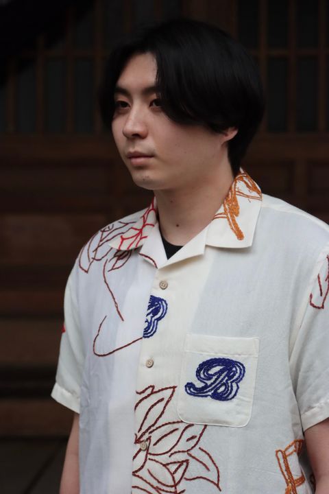 KHOKI B shirt(22SS-B-04) style. 2022.03.21.