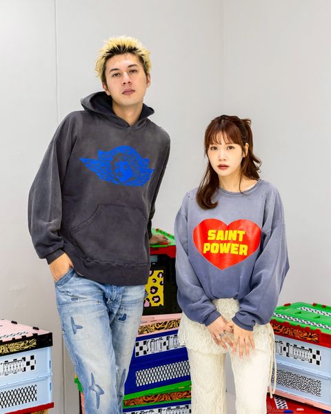 セントマイケル 新作SAINT POWER CRW NECK SWT style.2025.10.25