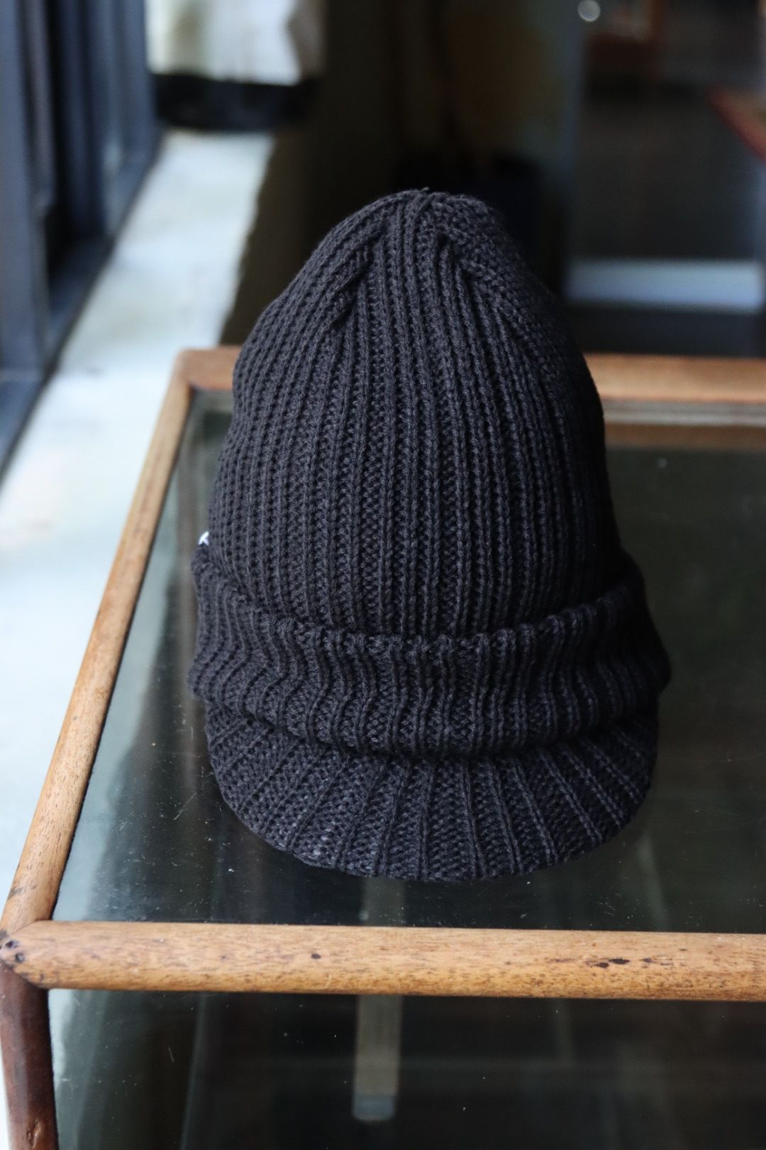 S.F.C 23FW BRIM KNIT CAP(SFCFW23AC03)Black