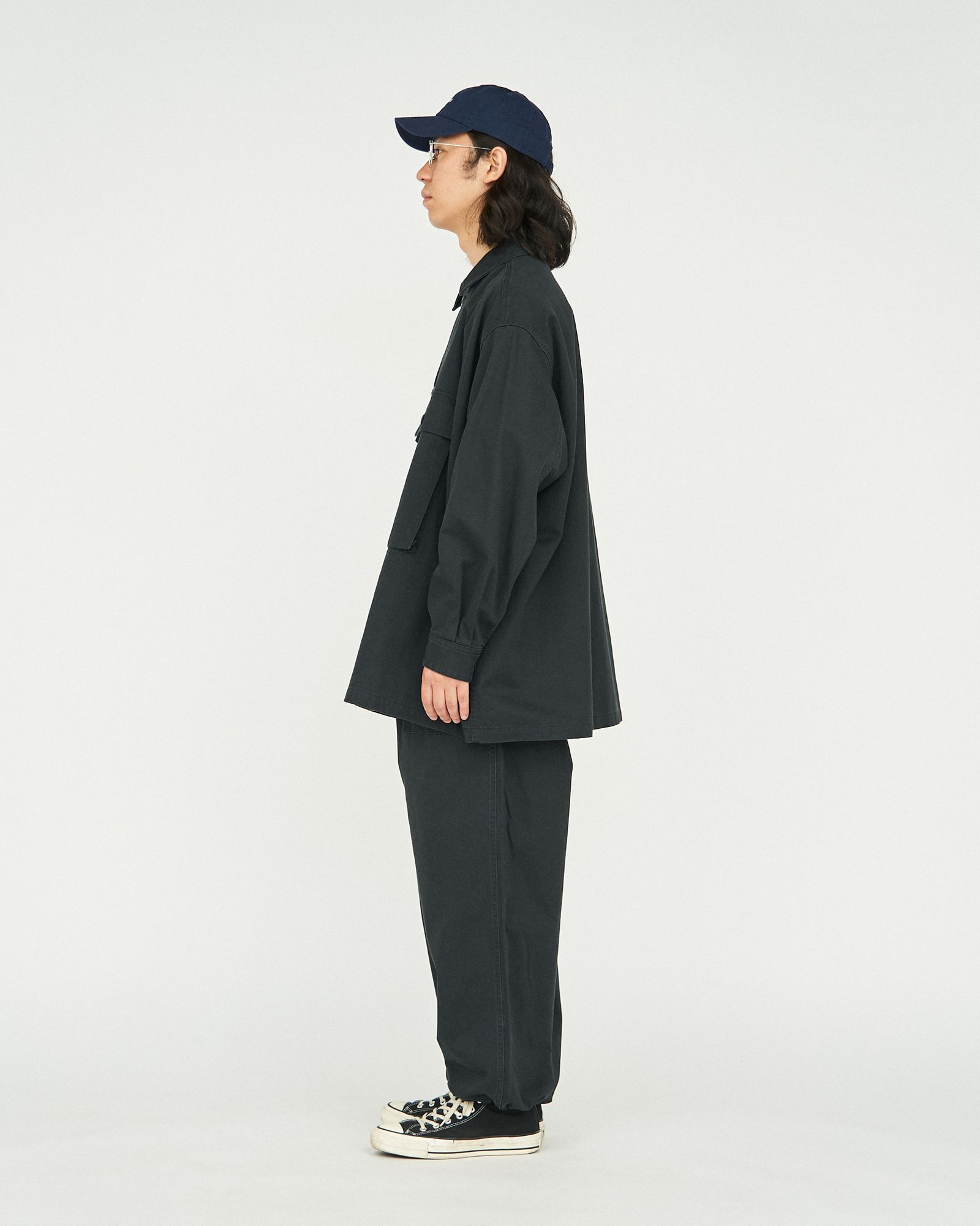 フレッシュサービス UTILITY FATIGUE SHIRT(FSC251-20138)BLACK