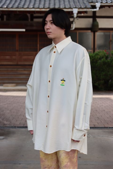 doublet MILK FIBER OVERSIZED SHIRT(22SS18SH103) style.2022.1.15
