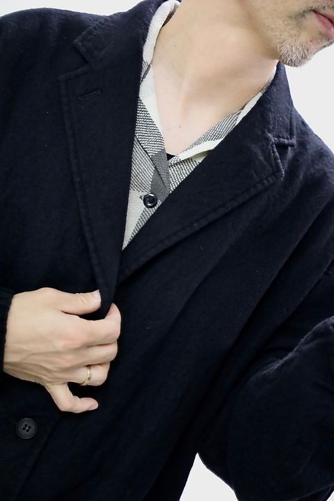 COMME des GARCONS HOMME ウールサージ製品縮絨3Bジャケット2025.10.4.