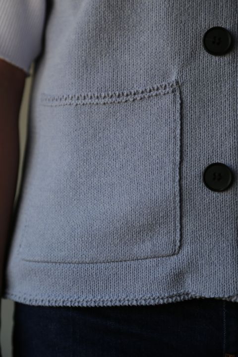 MATSUFUJI Modified Farmers Knit Vest style.2021.1.16.