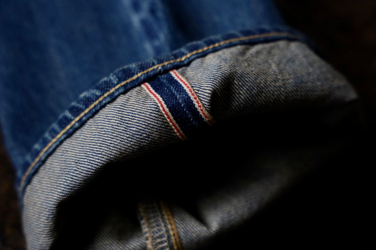 アプレッセ Washed Denim Wide Pants(AP-4002)INDIGO
